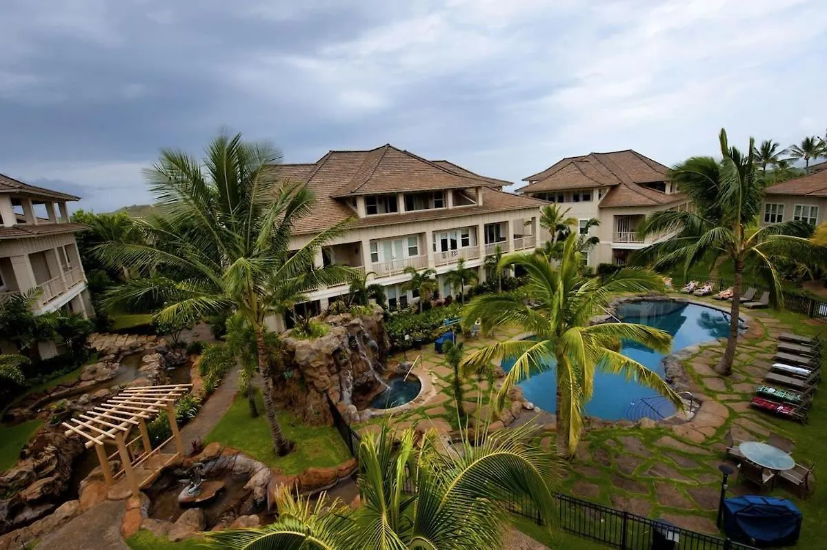 D211 Second Floor 3-Bedroom Poolside Lanai Koloa Villa